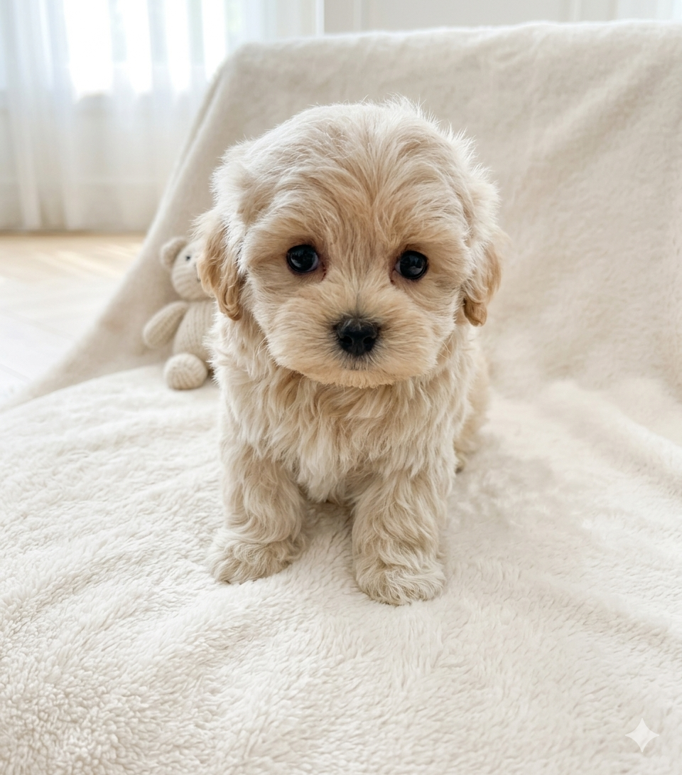 広島県のマルプー(マルチーズ×プードル) (ペットショップ カネユキ/2026年1月20日生まれ/女の子/クリーム)の子犬