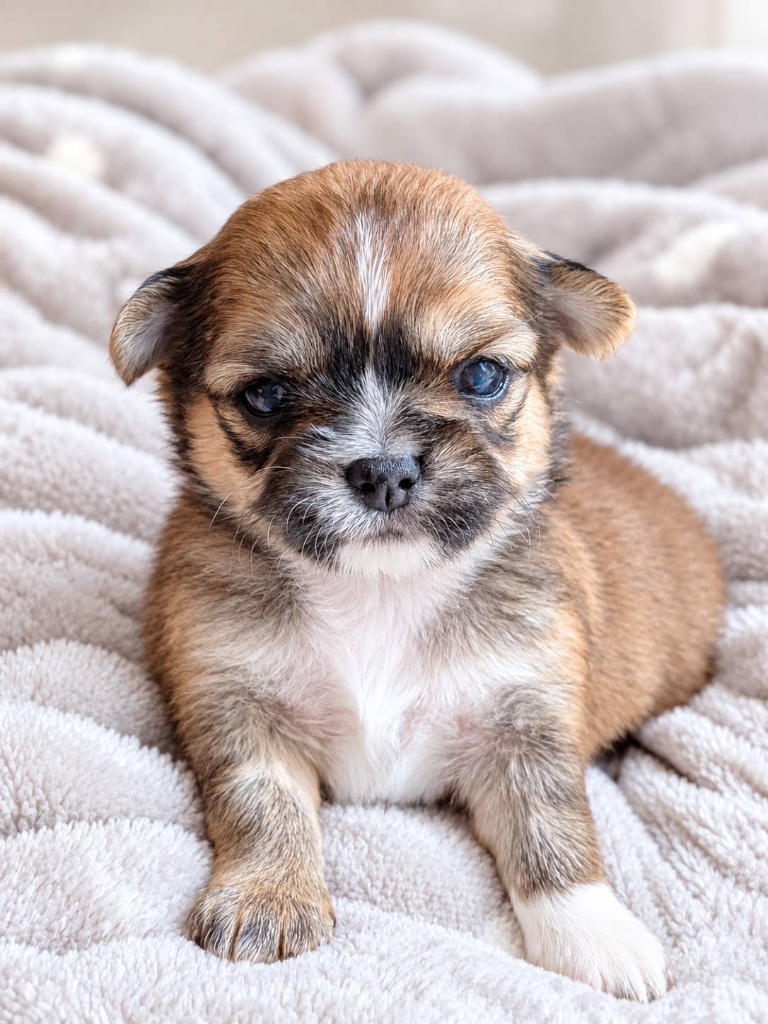 北海道のハーフ犬・ミックス犬 (PETSHOP&SALON PU-PU-PU-/2026年8月25日生まれ/女の子/赤)の子犬