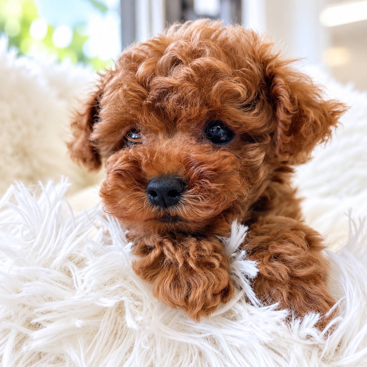 北海道のトイプードル(トイ) (PETSHOP&SALON PU-PU-PU-/2026年8月24日生まれ/女の子/レッド)の子犬の1枚目の画像