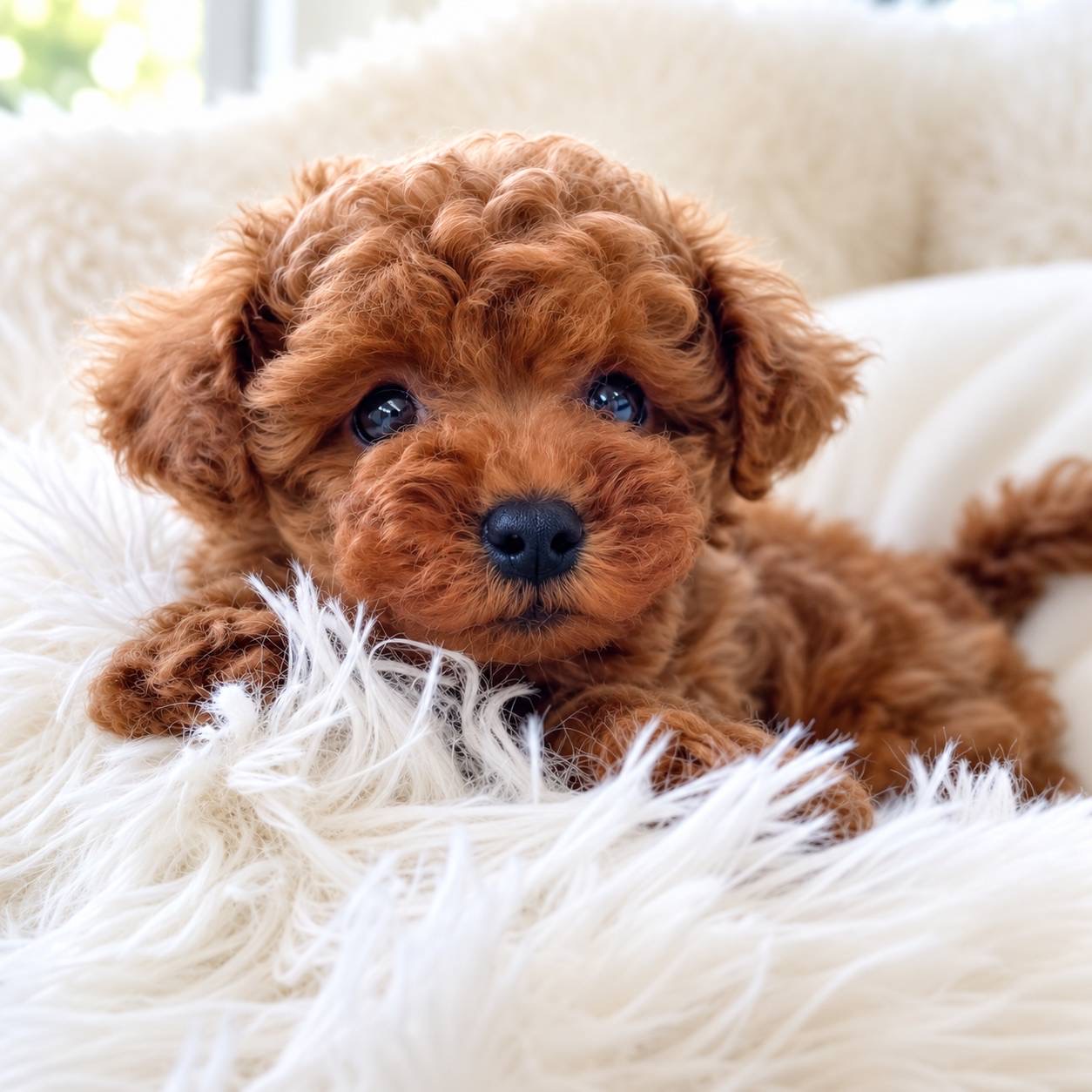 北海道のトイプードル(トイ) (PETSHOP&SALON PU-PU-PU-/2026年8月24日生まれ/女の子/レッド)の子犬の2枚目の画像