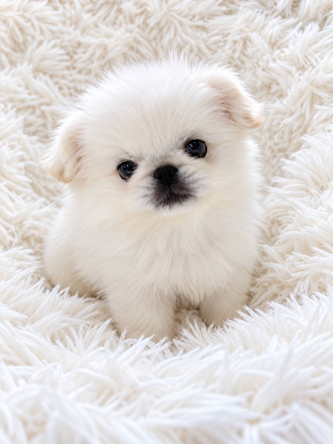 北海道のペキニーズ (PETSHOP&SALON PU-PU-PU-/2026年7月29日生まれ/女の子/ホワイト)の子犬