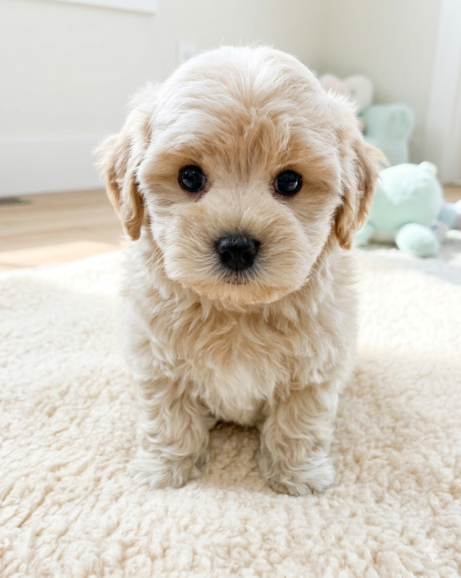 広島県のマルプー(マルチーズ×プードル) (ペットショップ カネユキ/2026年1月20日生まれ/男の子/クリーム)の子犬