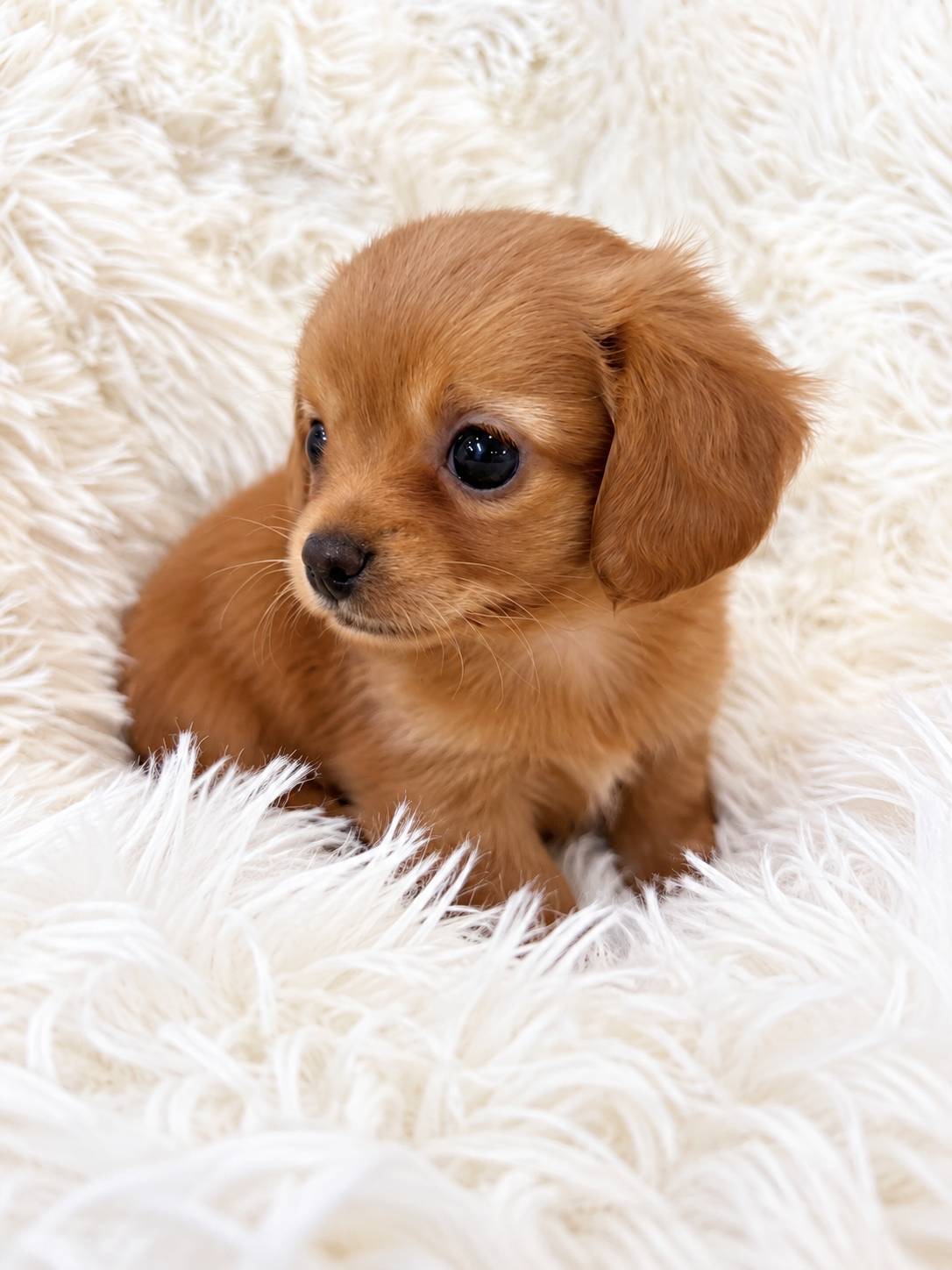 北海道のチワックス(チワワ×ダックス) (PETSHOP&SALON PU-PU-PU-/2026年8月16日生まれ/男の子/レッド)の子犬の2枚目の画像