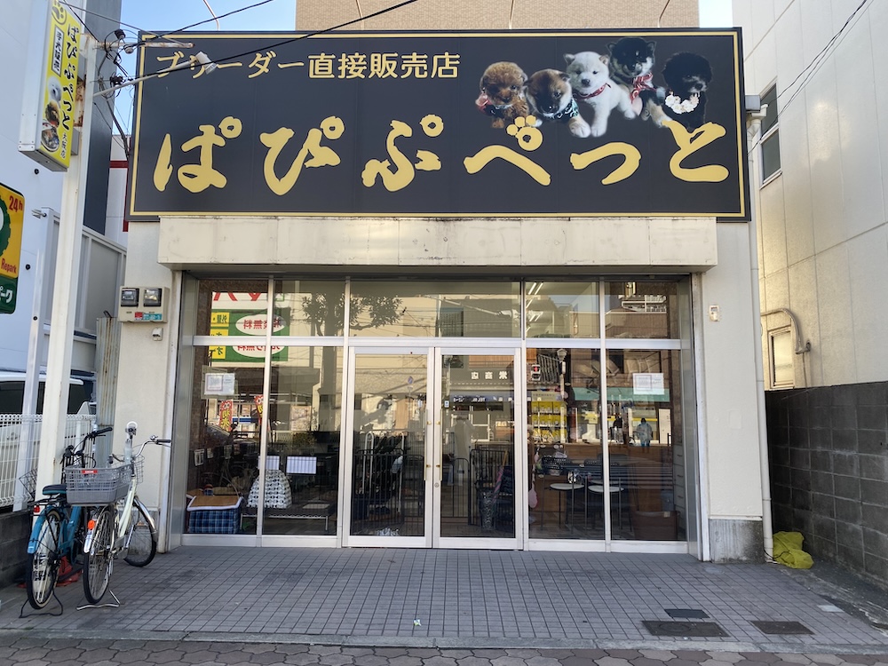 ぱぴぷぺっと大阪店の店舗写真